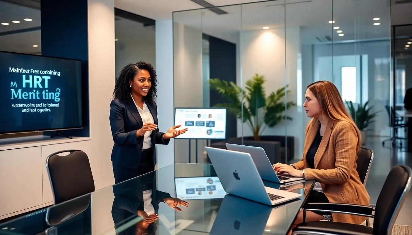 diverse professionals engaged in a mindset coaching session in a modern office.